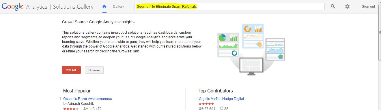 Higgins Marketing Group How to DE-SPAM Your Google Analytics Account in 5 Minutes - Solutions Gallery